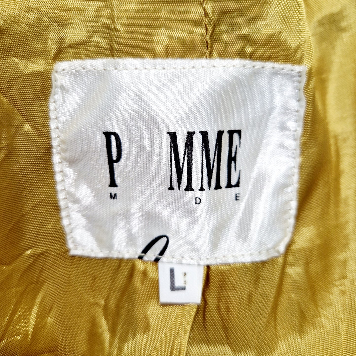 Einzigartiger und nachhaltiger Vintage Blazer in gelb und kariert. Unique and sustainable vintage blazer in yellow and check. Tag.