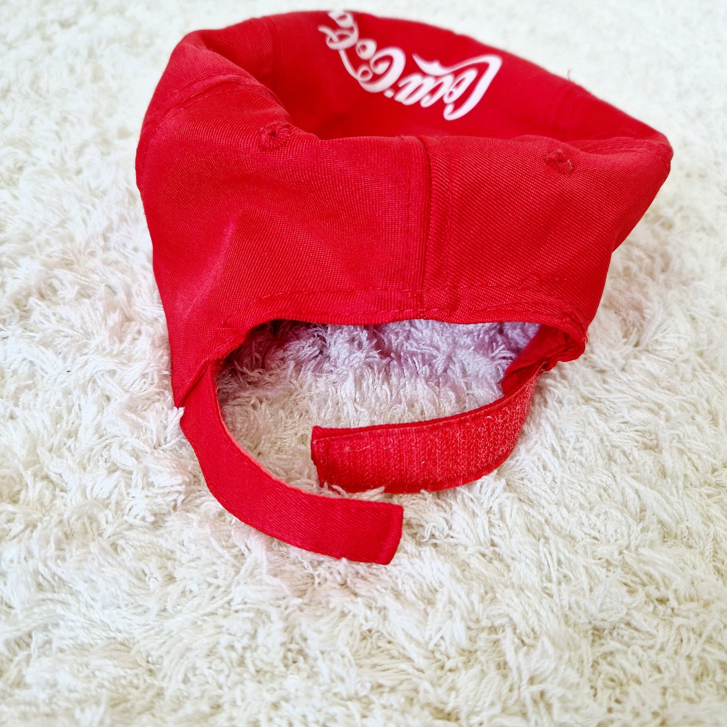 Einzigartiges und nachhaltiges Vintage Cap von Coca-Cola. Unique and sustainable vintage cap from coca-cola. Back.