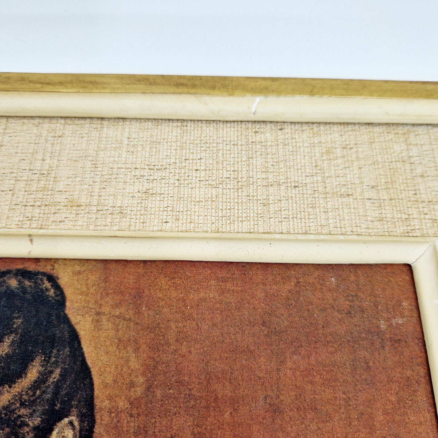 Einzigartiger und nachhaltiger Vintage Print Mutter und Kind von Picasso. Unique and sustainable vintage print Mother and Child from Picasso. Flaw 3.