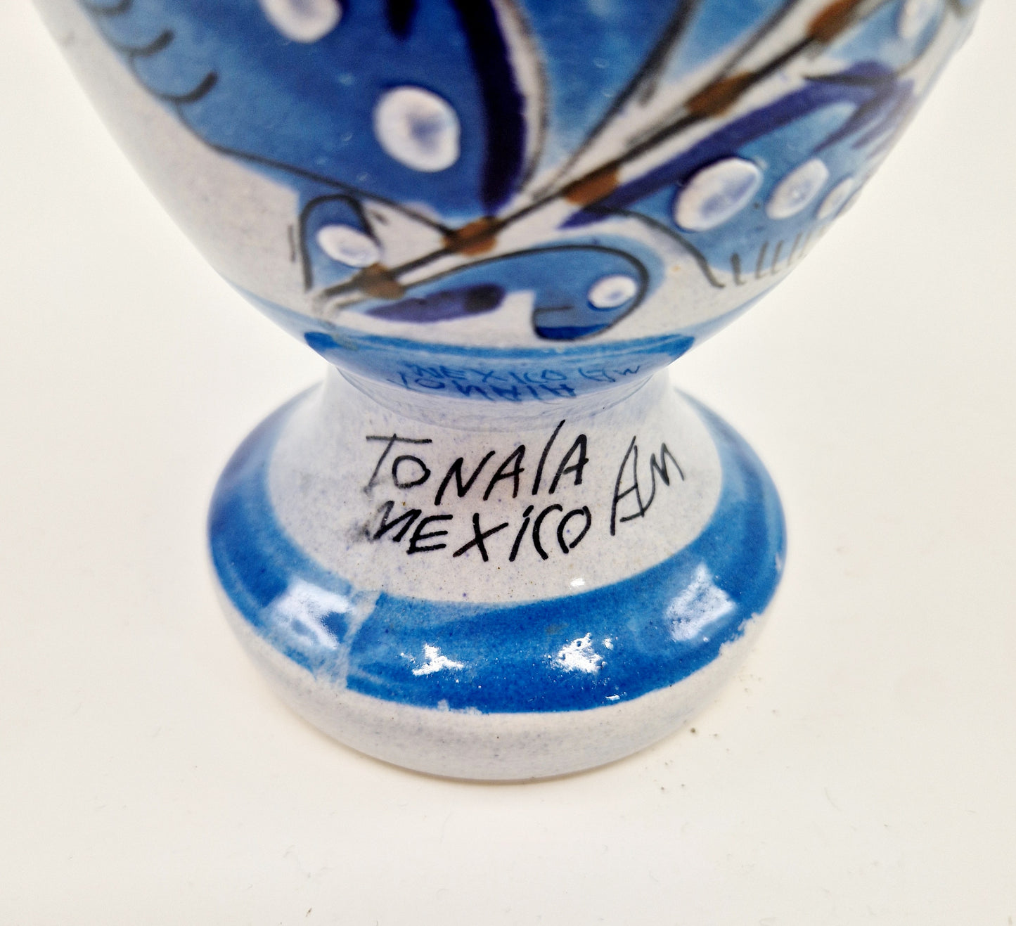 Einzigartige und nachhaltige Vintage Vase von Mexiko. Unique and sustainable vintage vase from Mexico. Tag.