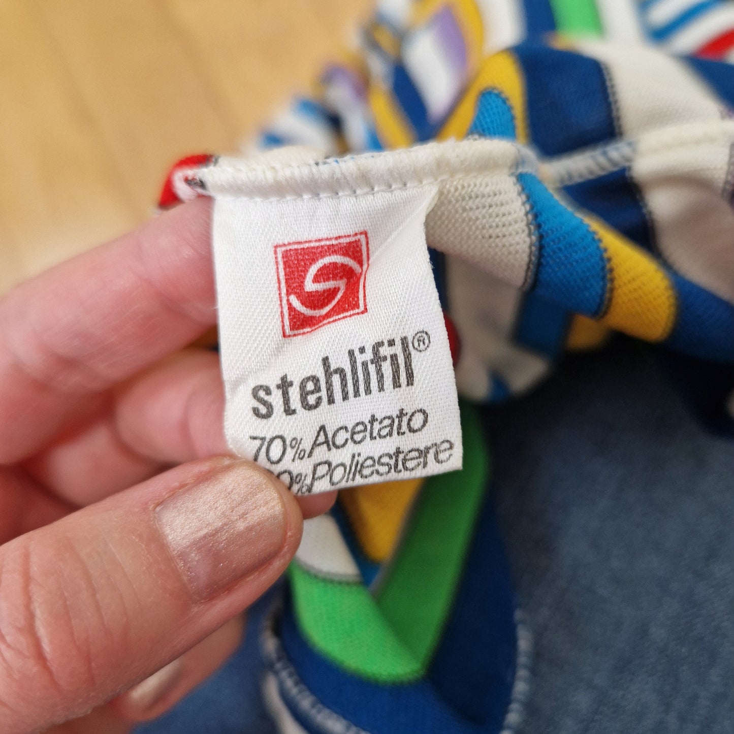 Kleid, Kurzarm, bunt, Streifen, XS/S