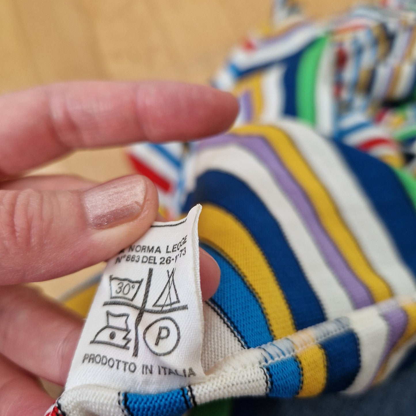Kleid, Kurzarm, bunt, Streifen, XS/S