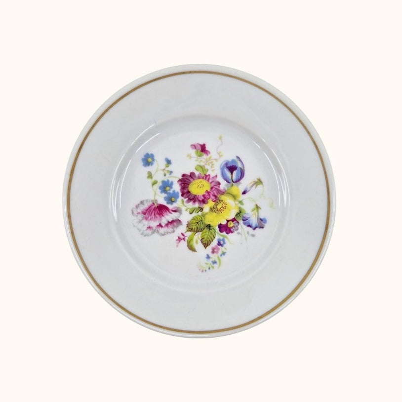 Einzigartige und nachhaltige Vintage Teller, Blumen, Hutschenreuther / Zuerich Vintage Shop