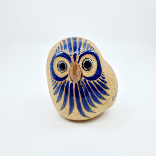 Einzigartige und nachhaltige Vintage Eule aus Mexiko. Unique and sustainable vintage owl from Mexico. Front.