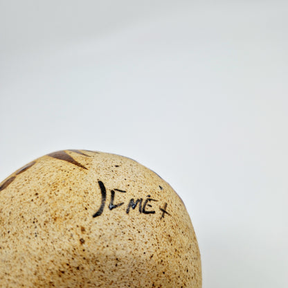 Einzigartige und nachhaltige Vintage Eule aus Mexiko. Unique and sustainable vintage owl from Mexico. Signature.