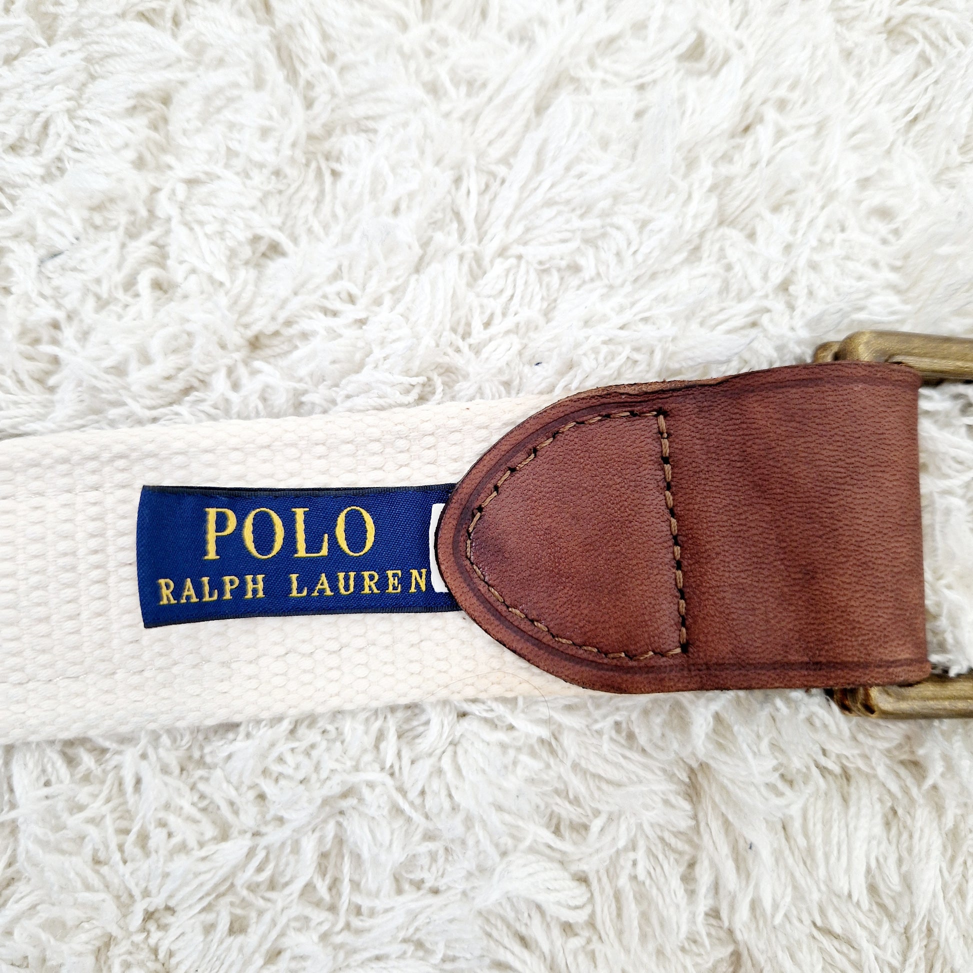 Einzigartiger und nachhaltiger Vintage Gürtel von Ralph Lauren. Unique and sustainable vintage belt from Ralph Lauren. Tag.