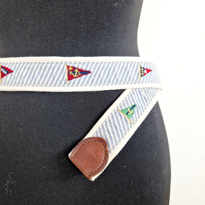 Einzigartiger und nachhaltiger Vintage Gürtel von Ralph Lauren. Unique and sustainable vintage belt from Ralph Lauren. Close-up 2.