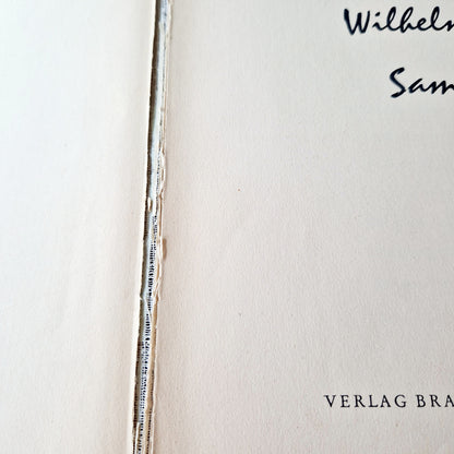 Einzigartiges und nachhaltiges Vintage Buch, Lustige Wilhem Busch Sammlung. Unique and sustainable vintage book, Lustige Wilhem Busch Sammlung. Flaw 3.