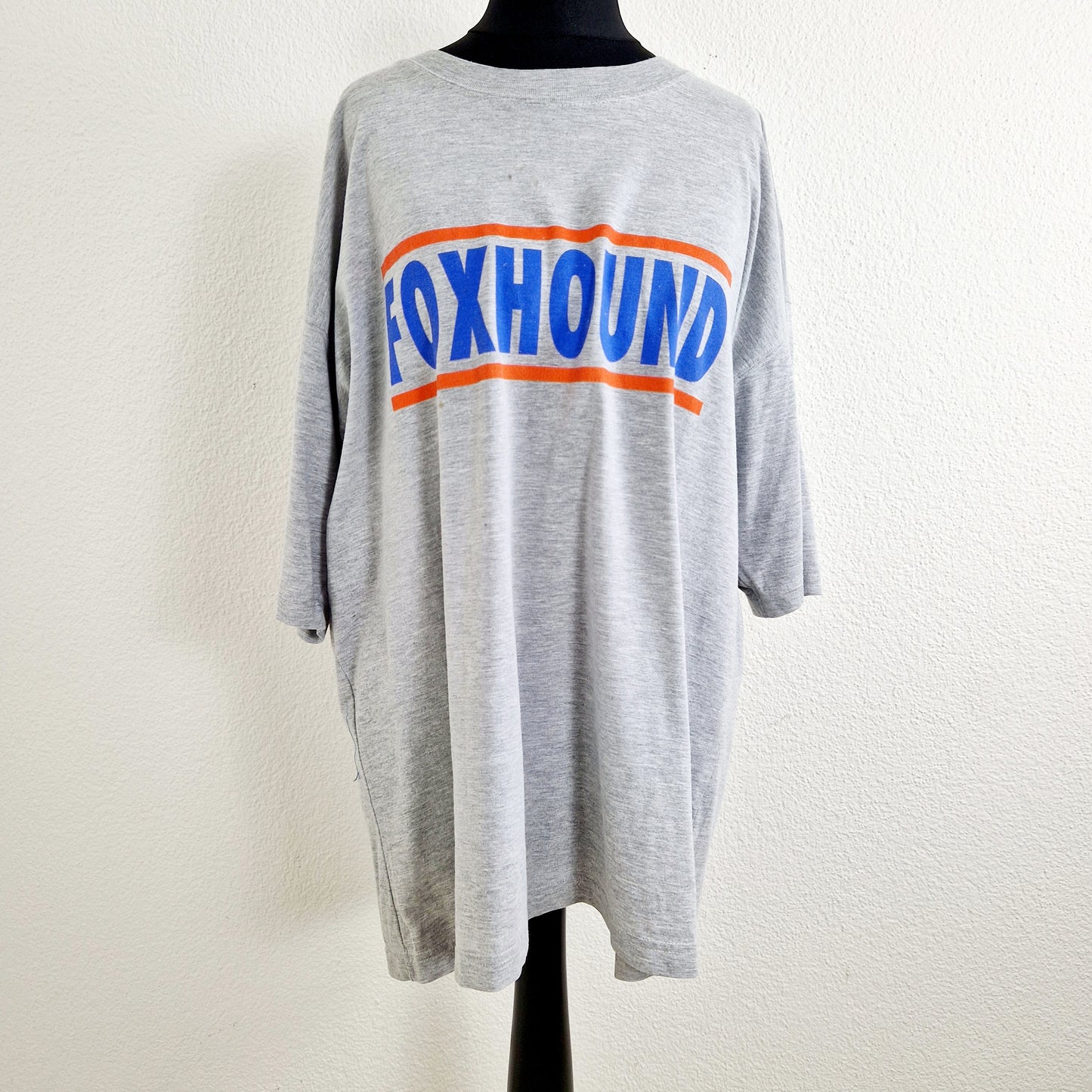 Einzigartiges und nachhaltiges Vintage T-Shirt Foxhound. Unique and sustainable vintage t-shirt Foxhound. Front.