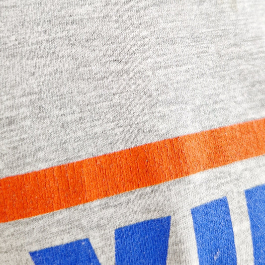 Einzigartiges und nachhaltiges Vintage T-Shirt Foxhound. Unique and sustainable vintage t-shirt Foxhound.  Close-up.