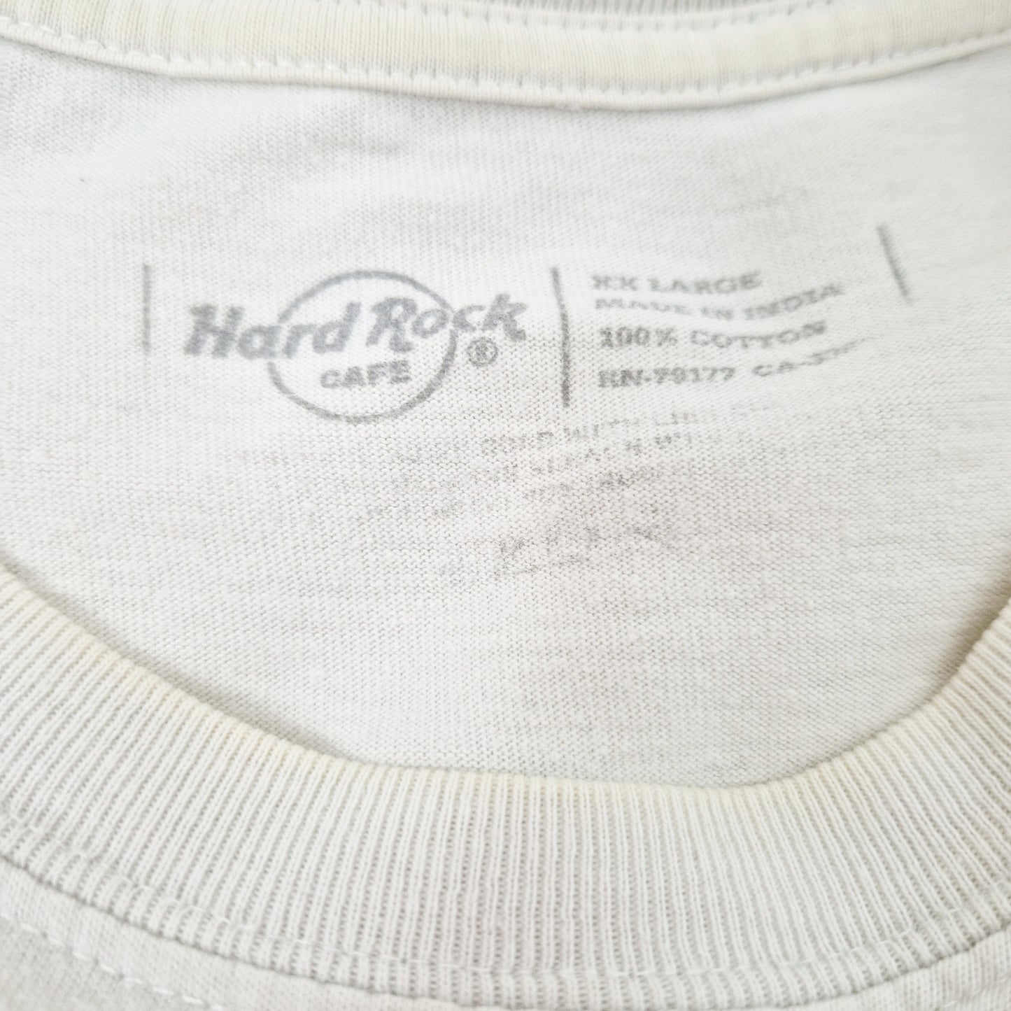 Einzigartiges und nachhaltiges Vintage T-Shirt Hard Rock Cafe Barcelona. Unique and sustainable vintage t-shirt Hard Rock Cafe Barcelona. Tag.