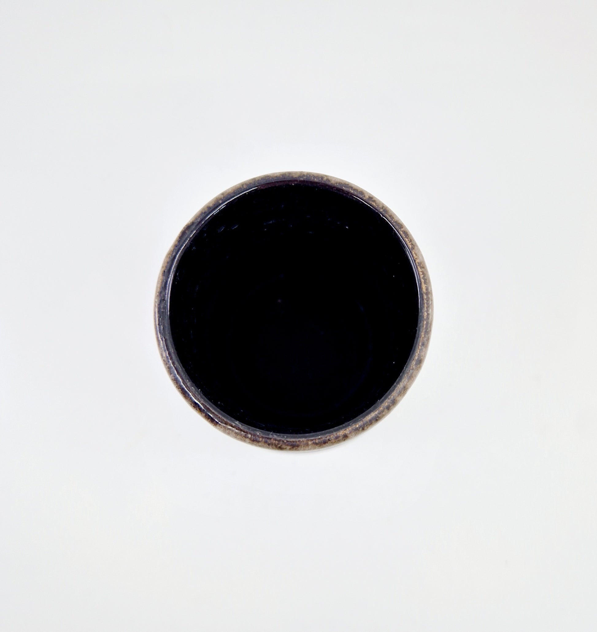 Einzigartige und nachhaltige Vintage Vase in grau von Scheurich. Unique and sustainable vintage vase in grey from Scheurich. Above.