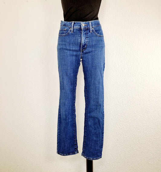 Einzigartige und nachhaltige Vintage Jeans in blau von Levi's, 314. Unique and sustainable vintage jeans in blue from Levi's, 314. Front 2.
