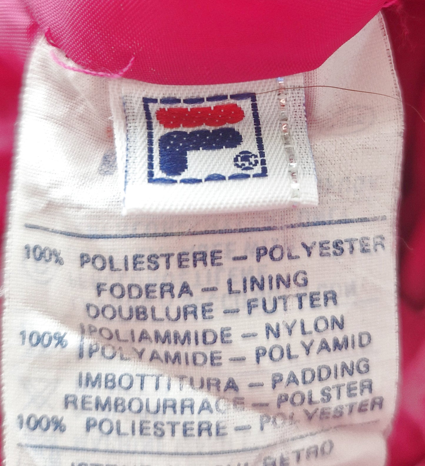 Einzigartige und nachhaltige Vintage Skihose in pink. Einzigartige und nachhaltige Vintage Skihose in pink. Tag.