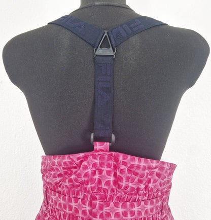 Einzigartige und nachhaltige Vintage Skihose in pink. Einzigartige und nachhaltige Vintage Skihose in pink. Close-up 3.