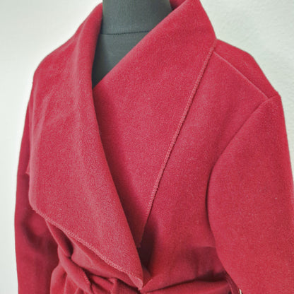 Jacke, Wickeljacke, weinrot, M