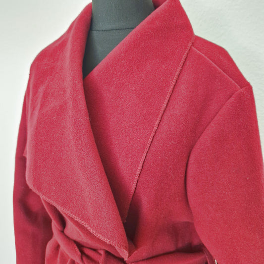 Jacke, Wickeljacke, weinrot, M