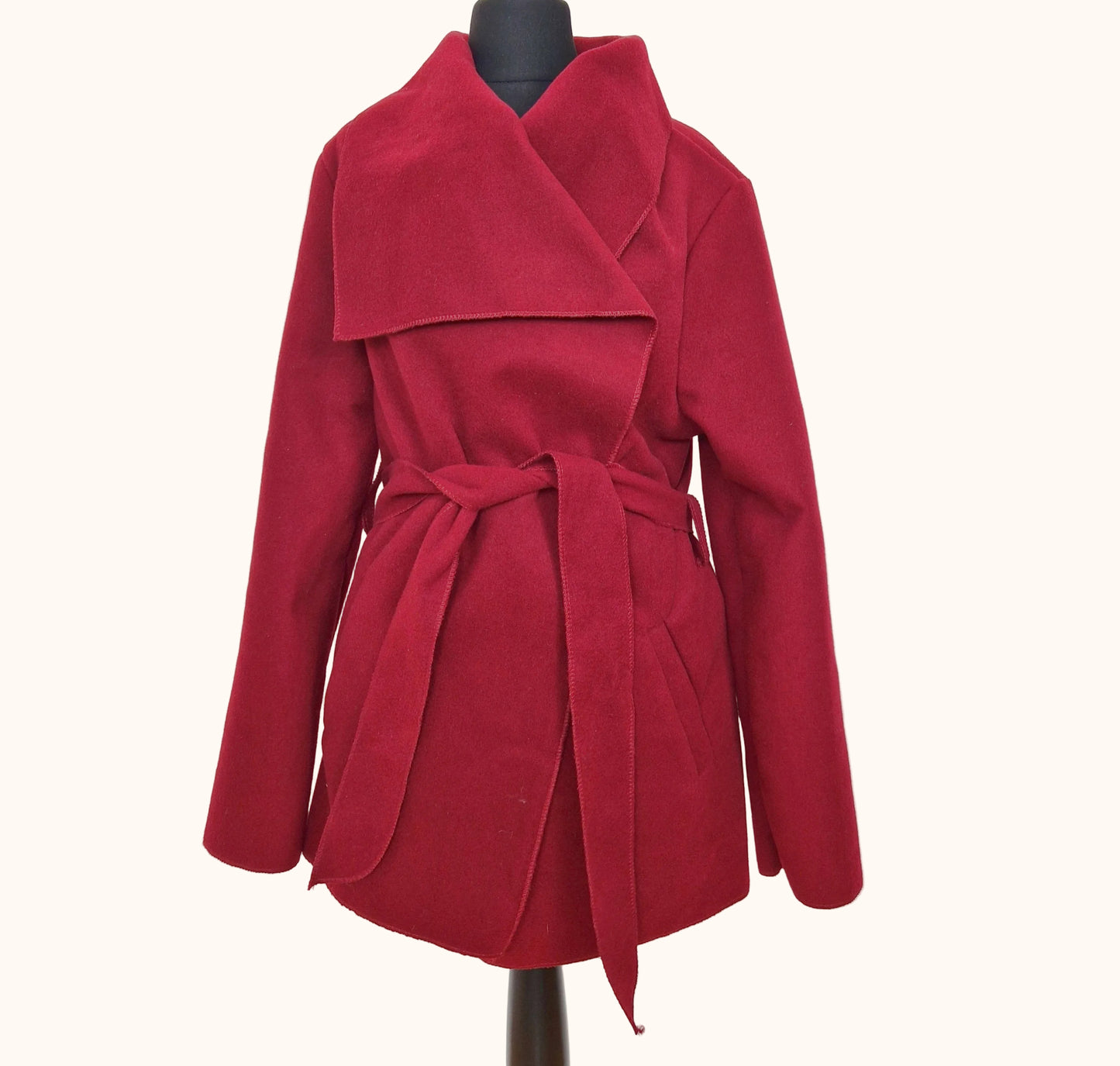 Jacke, Wickeljacke, weinrot, M