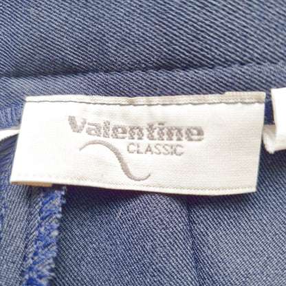 Einzigartige und nachhaltige, dunkelblaue Vintage Hose. Tag.
