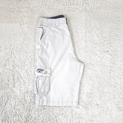 Einzigartige und nachhaltige Vintage Shorts in hellbeige von Billabong. Side 2.